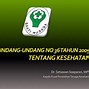 Undang Undang Kesehatan Terbaru